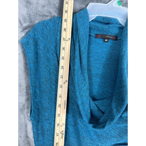 Heart and Soul Woman’s Blouse turquoise Medium Top - Picture 9 of 12